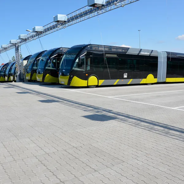 Logistikk, havn og industri, belegningsstein, belegningsstein, betongstein, gårdsplass,