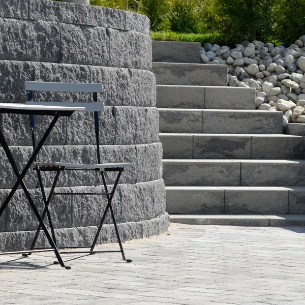 Herregård, herregård mur, herregård kantstein, herregård belegningsstein, belegningsstein, mur, hagemur, kantstein, støttemur